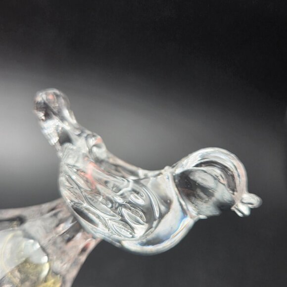 Vintage HOFBAUER Byrdes German Crystal Mini Taper Candle Holder Bird - Picture 8 of 12